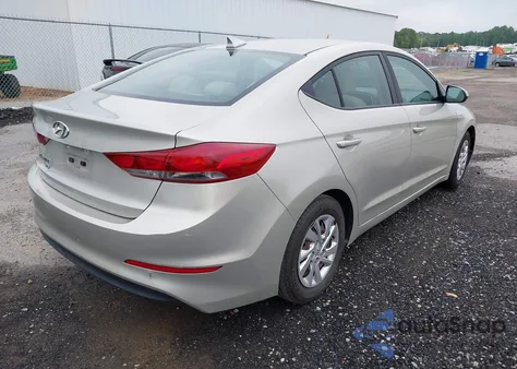 2017 Hyundai Elantra Se из США, поврежденный, VIN 5NPD74LFXHH112131